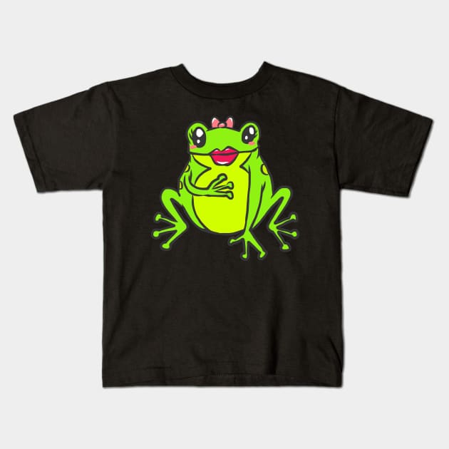 Frog Tadpole Toad Lurch Toad Froschlurch sweet Kids T-Shirt by KK-Royal
